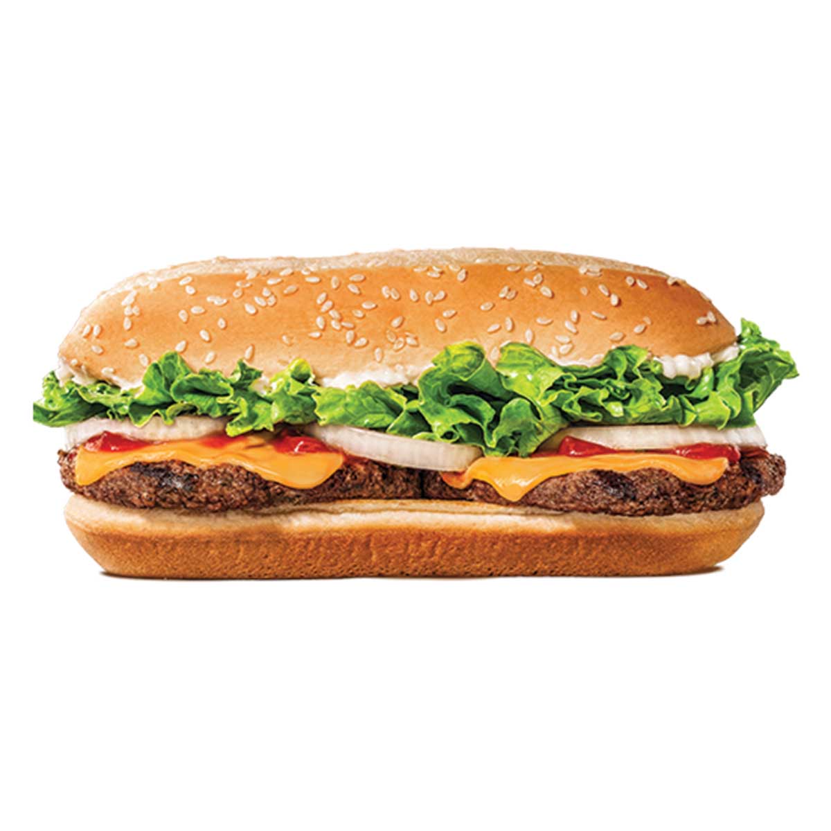 Long Cheese Beef Burger